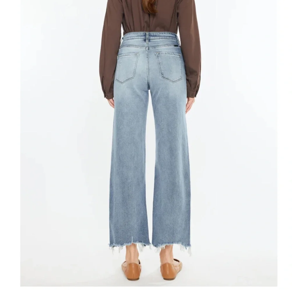 KanCan Violet HR Slim Wide Leg‎ Jeans Sz 29